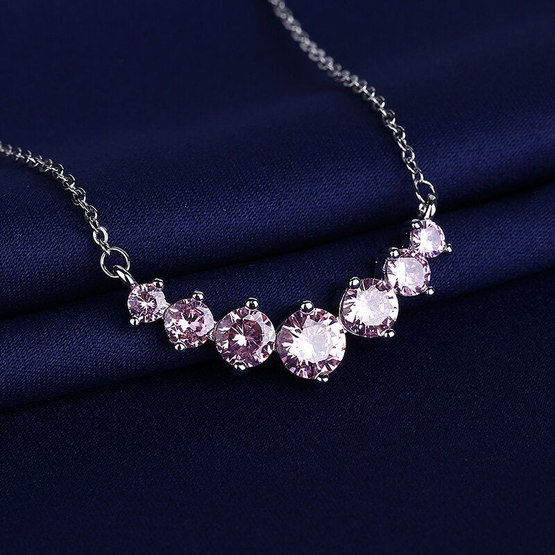 Zircon Straight Chain Necklace Women's Pendant – Jewelry Gift Ideas — 1