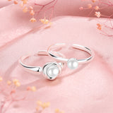 Women's Sterling Silver Pearl Ring – Gifts for Her — 5