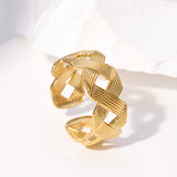 Titanium Steel Ring Female Leaf Love Shape – Gifts for Her — 3