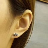 Retro 925 Sterling Silver Knotted Earrings – Unique Gift Ideas — 5