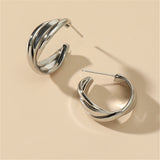 Alloy Hoop Earrings Women's Golden Noble Bohemian – Gifts for Her — 8