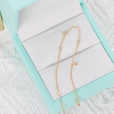Silver Gilded Zircon Shiny Necklace – Jewelry Gift Ideas — 1