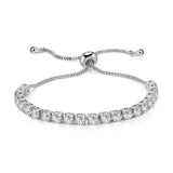Round Zircon Single Row Full Drill Adjustable – Jewelry Gift Ideas — 5