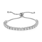 Round Zircon Single Row Full Drill Adjustable – Jewelry Gift Ideas — 5