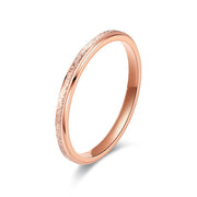 Simple Style Couple Ring Stainless Steel Ornament – Stylish Gifts — 2
