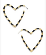 Individual Metal Heart Earrings – Thoughtful Gifts — 7