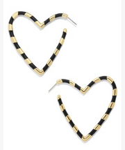 Individual Metal Heart Earrings – Thoughtful Gifts — 7