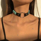 Women's Simple Round Leather Necklace – Jewelry Gift Ideas — 1