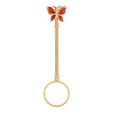 Creative Painting Oil Butterfly Smoking Ring Bracket – Creative Gifts — 8