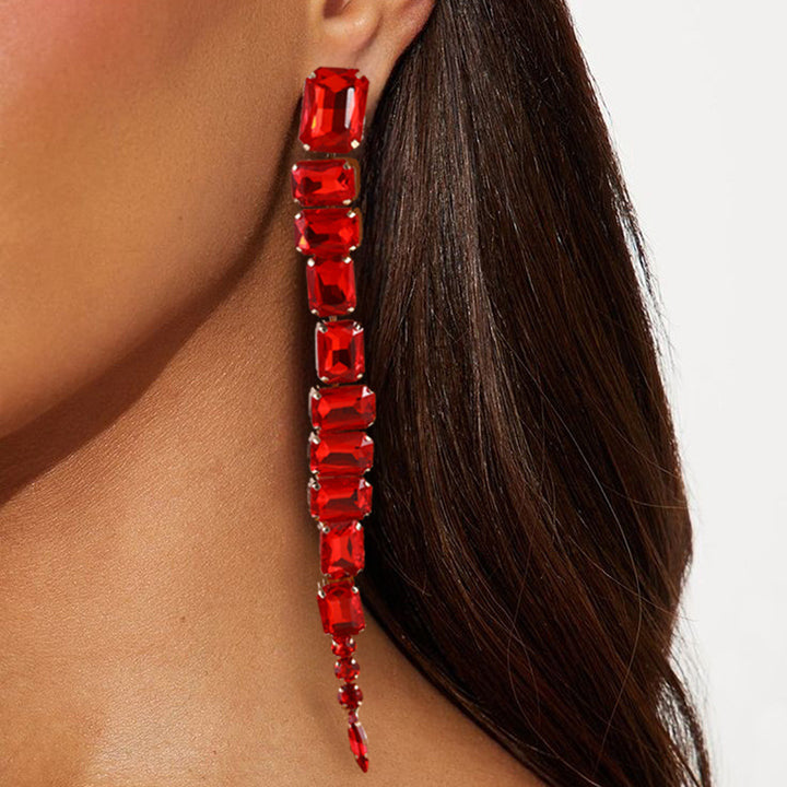 Earrings Women's Valentine's Day Irregular Rhinestone – Gifts for Her — 1
