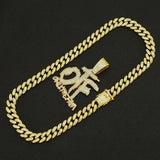Creative Stitching Full Diamond Letter Pendant – Jewelry Gift Ideas — 4