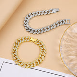 European Hip Hop Men's Full Diamond Bracelet – Jewelry Gift Ideas — 3