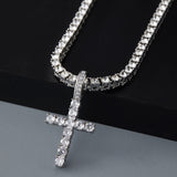 Versatile And High-end Zirconia Cross Necklace – Jewelry Gift Ideas — 10