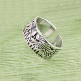 Creative Mountain And River Pattern Ring Student – Gift Ideas — 4