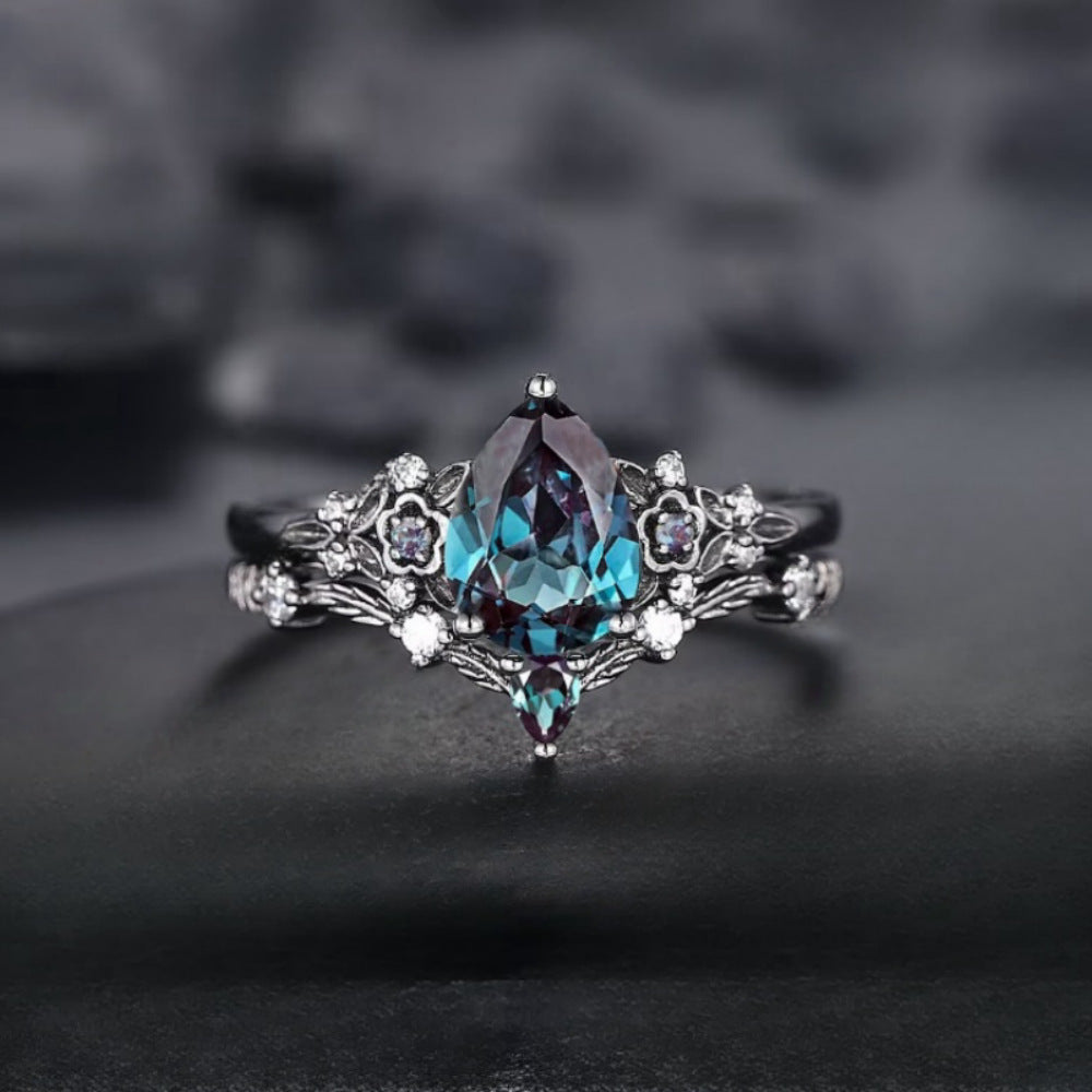 Women's Double-layer Flower Ring Vintage – Gifts for Her — 1