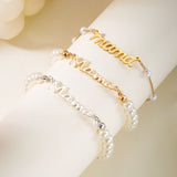 Fashion Mother's Day Letter Mama Pearl Necklace – Jewelry Gift Ideas — 3