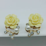 Elegant Rose Sparkling Diamond Pearl Branch – Small Gift Ideas — 4