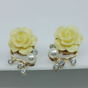 Elegant Rose Sparkling Diamond Pearl Branch – Small Gift Ideas — 4