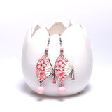 Hefeng Series Personalized Wood Fan Earrings – Birthday Gifts — 7
