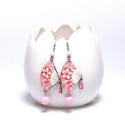 Hefeng Series Personalized Wood Fan Earrings – Birthday Gifts — 7