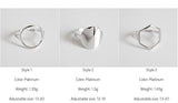 Geometry Shape 925 Sterling Silver Ring for Women – Gifts for Her — 7