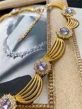 Women's Hepburn Style Lace Full Zirconia Necklace – Jewelry Gift Ideas — 5