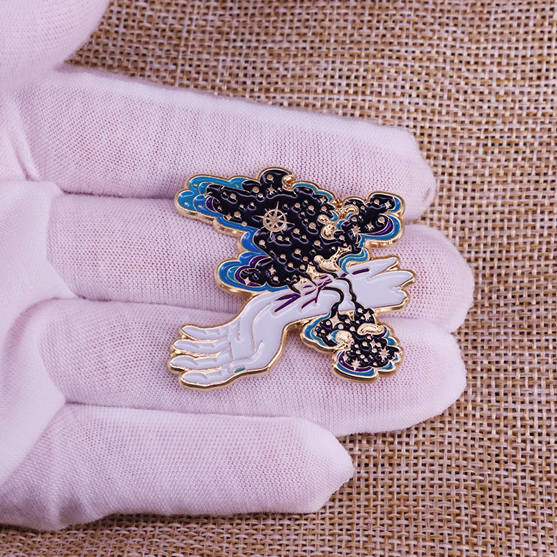 Cute Space Themed Brooch Galaxy Universe – Jewelry Gift Ideas — 1