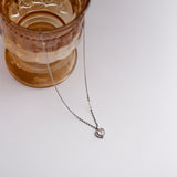 Sterling Silver Love Necklace Exquisite Diamonds – Jewelry Gift Ideas — 3