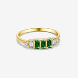 S925 Sterling Silver Green Zircon Ring – Useful Gifts — 4