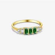 S925 Sterling Silver Green Zircon Ring – Useful Gifts — 4