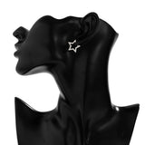 Geometric Titanium Steel Star Ear Studs – Holiday Gift Ideas — 2