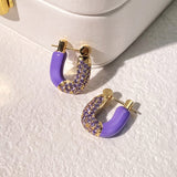 High-grade Earrings Female Personality U-shaped – Gifts for Her — 11