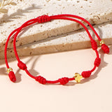 Knotted Copper Cross Bracelet Hand-woven – Jewelry Gift Ideas — 2