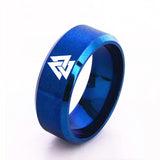 Stainless Steel Viking Odin Symbol Ring – Small Gift Ideas — 1