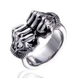 Stainless Steel Stylish Sports Fist Ring – Fitness Gifts — 5