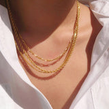 Triple Layered Hip Hop Necklace For Women – Jewelry Gift Ideas — 1