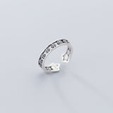 Silver Flower Ring Feminine Personality Design Sense – Gift Ideas — 5
