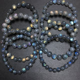 Women's Natural Crystal Grey Labradorite Bracelet – Jewelry Gift Ideas — 2