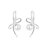 Creative Trendy Design Earrings Silver – Holiday Gift Ideas — 3