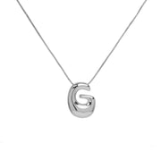Brass Glossy Balloon English Letter Pendant – Jewelry Gift Ideas — 4