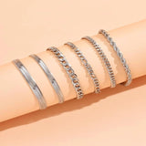Simple Multi-layer Metal Blade Chain Layered – Jewelry Gift Ideas — 6