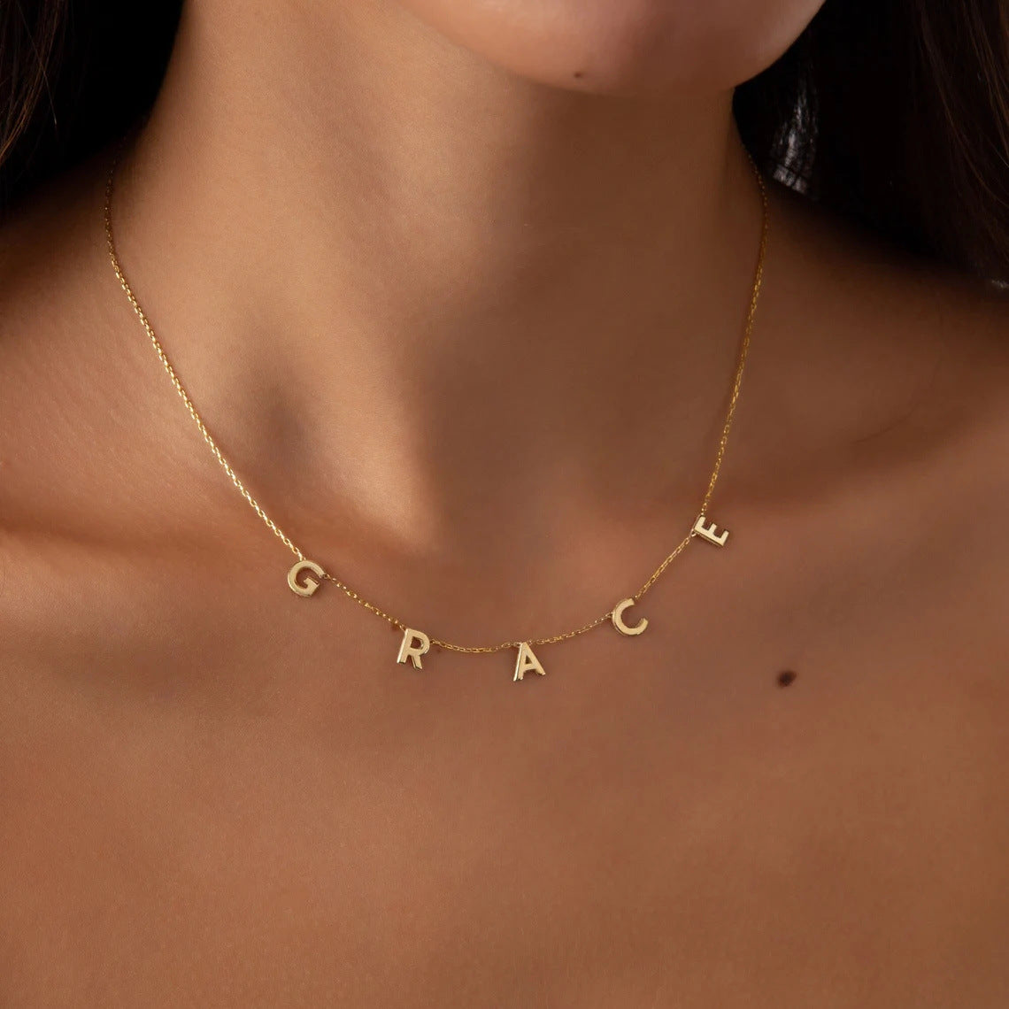 Personalized Alphabet Name Necklace DIY – Jewelry Gift Ideas — 1