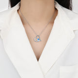 Love Necklace With Rhinestones And Letters Fashion – Gifts for Couples — 5