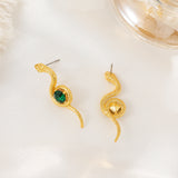 Women's Temperamental Vintage Diamond-set Snake – Gifts for Her — 4