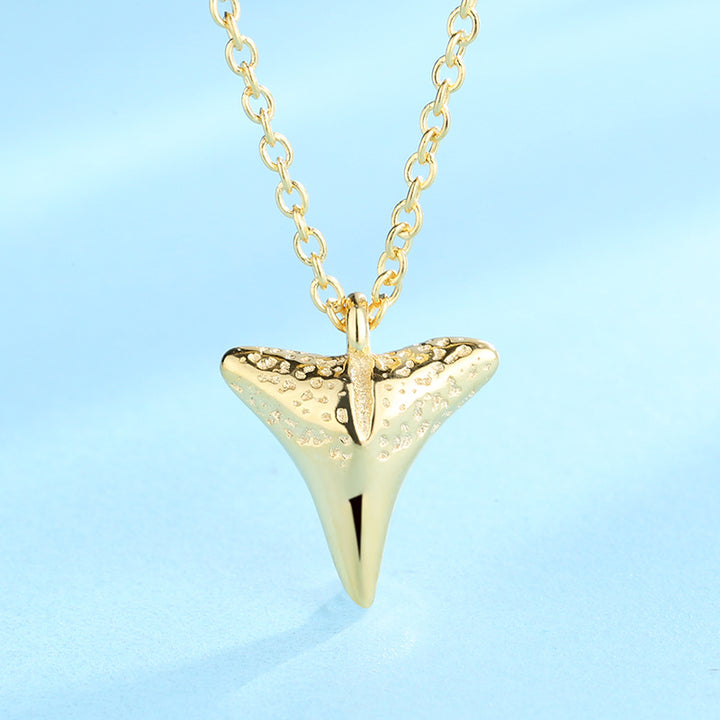 S925 Silver Necklace European Shark Teeth – Jewelry Gift Ideas — 1