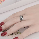 Lucky Of Spades Titanium Steel Ring Magic Playing – Unique Gift Ideas — 6