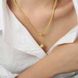 Simple Elegant Weaving Hollow Tassel Titanium – Jewelry Gift Ideas — 3