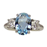 Fashion Oversized Aquamarine Ring For Women – Stylish Gifts — 9