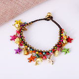 Bell Starfish Bohemian Vintage Hand-Made Rope Anklet – Birthday Gifts — 2