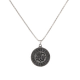Necklace Fashion Round Plate Pendant Stylish – Jewelry Gift Ideas — 3